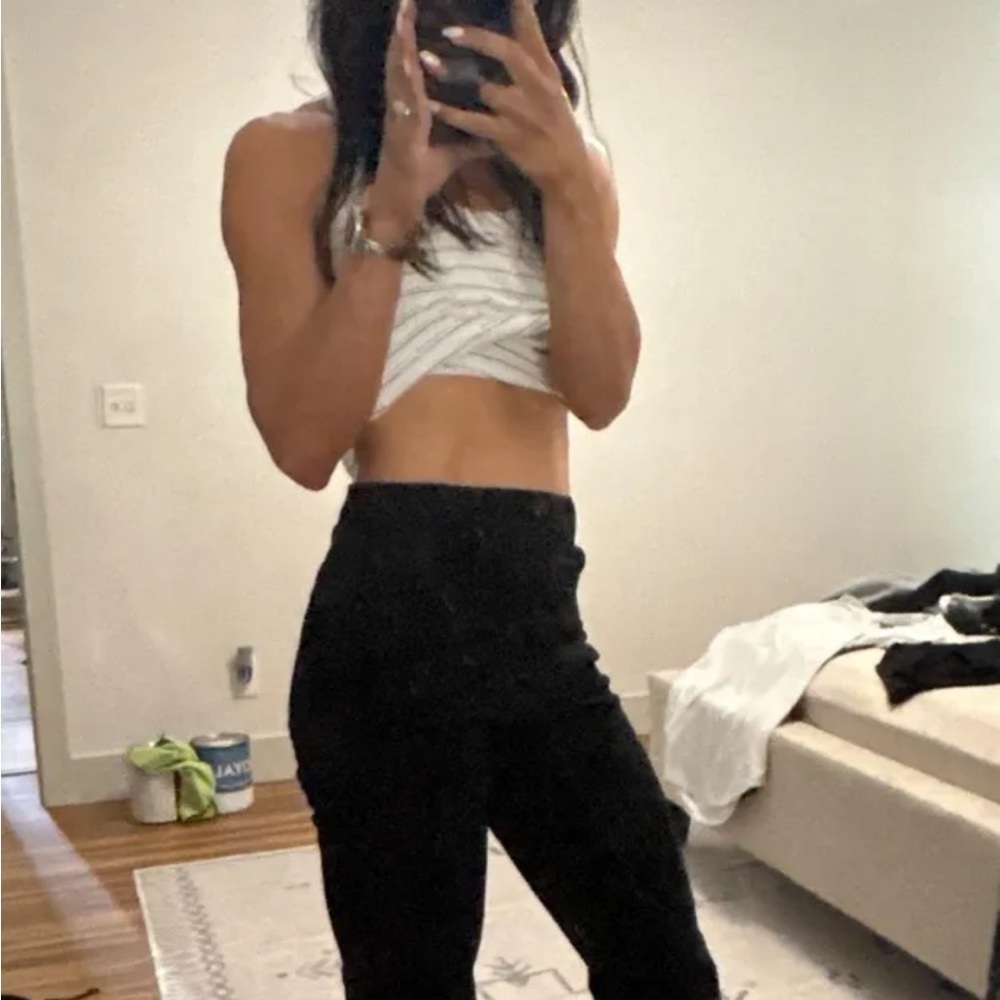 Abercrombie & Fitch Black Ultra High Rise Pants